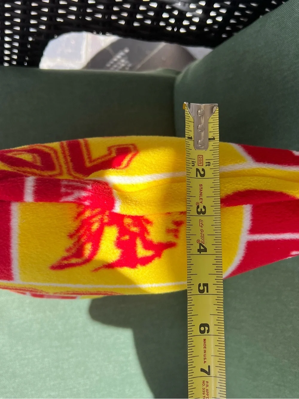 Handmade USC Trojans Pillow with Removable Pillowcase